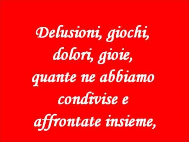 Delusioni, giochi, dolori, gioie, quante ne abbiamo condivise e affrontate insieme!
