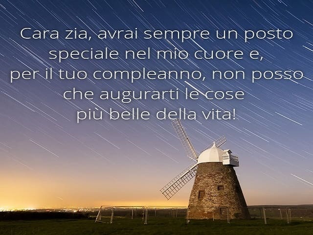 Cara zia, avrai sempre un posto speciale nel mio cuore e, per il tuo compleanno, non posso che augurarti le cose più belle della vita!