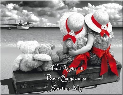 Tanti auguri di buon compleanno sorellina mia