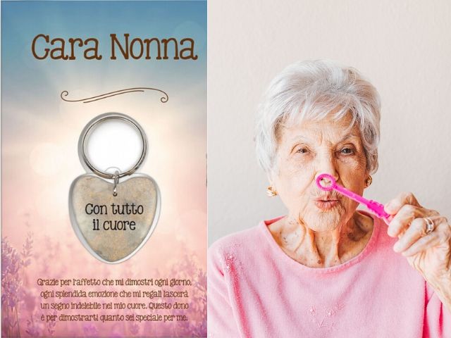 Cara Nonna, grazie per l'affetto che mi dimostri ogni giorno, ogni splendida emozione che mi regali lascerà un segno indelebile nel mio cuore. Questo dono è per dimostrati quanto sei speciale per me!
