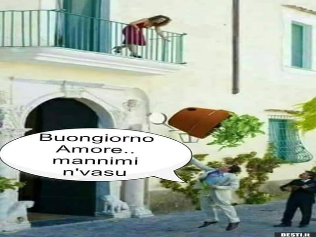 Buongiorno amore...mannimi n'vasu