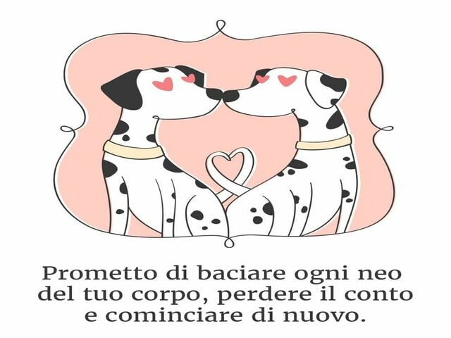 Prometto di baciare ogni neo del tuo corpo, perdere il conto e cominciare di nuovo