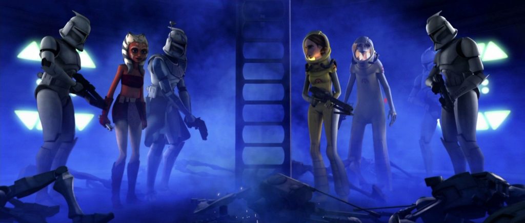 Il virus Blue Shadow in The Clone Wars