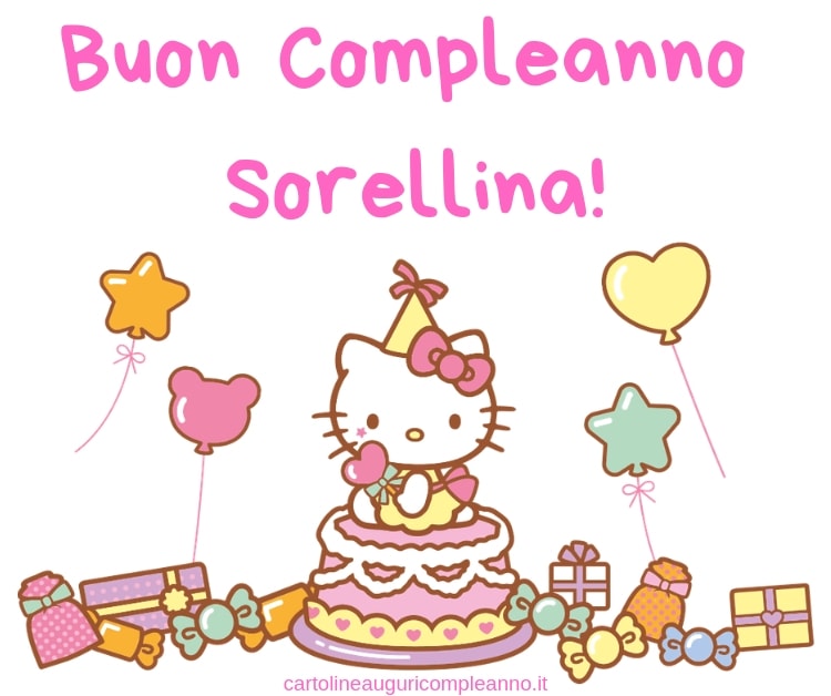 Buon compleanno sorellina!