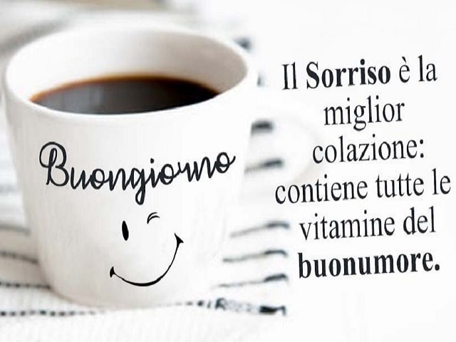 Il sorriso è la miglior colazione: contiene tutte le vitamine del buonumore