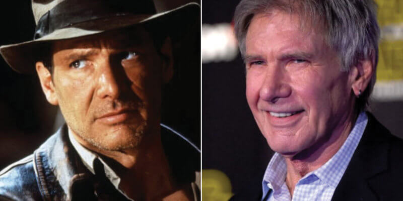 Harrison Ford prima e ora. Fonte: InsideTheMagic