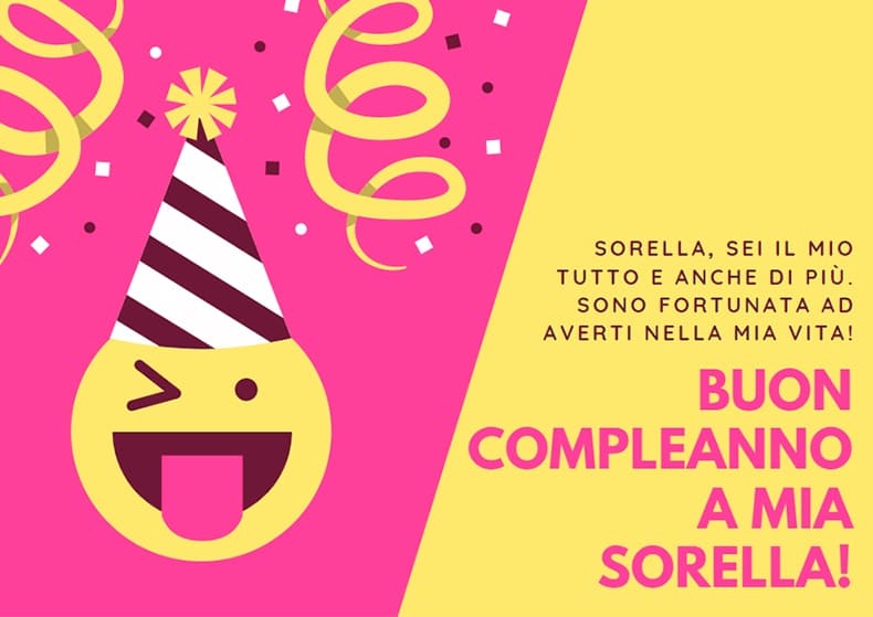 Sorella, sei il mio tutto e anche di più. Sono fortunata ad averti nella mia vita! Buon compleanno a mia sorella!