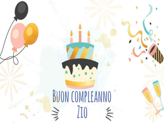Buon compleanno zio