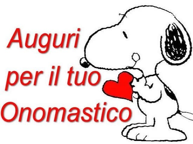 Auguri per il tuo onomastico