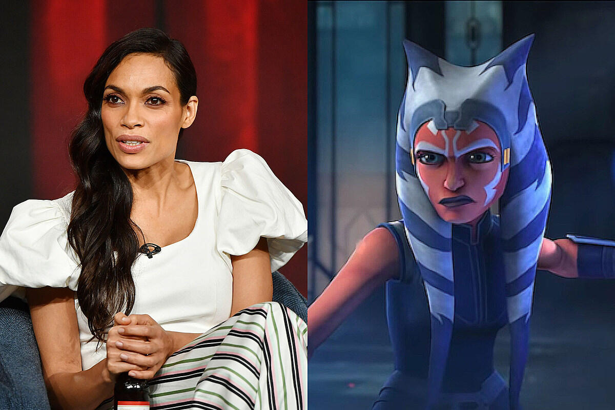 The Mandalorian 2: Rosario Dawson entra nel cast, sarà Ahsoka Tano! - L'attrice Rosario Dawson e Ahsoka Tano.