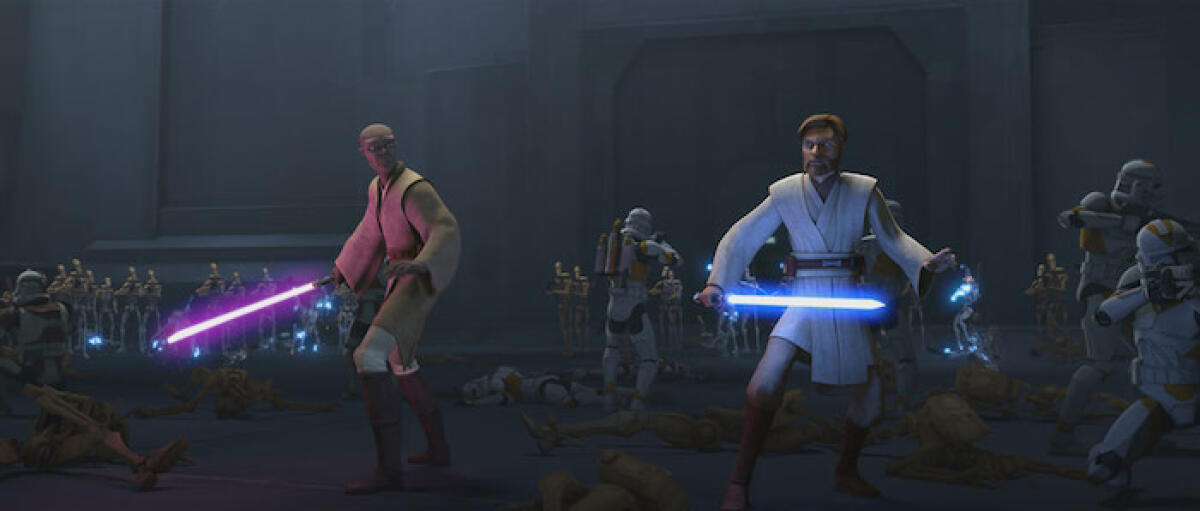 The Clone Wars 7: la recensione del quarto episodio! - Una scena del quarto episodio di The Clone Wars