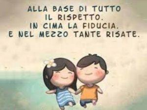 Alla base di tutto il rispetto, in cima la fiducia e nel mezzo tante risate.