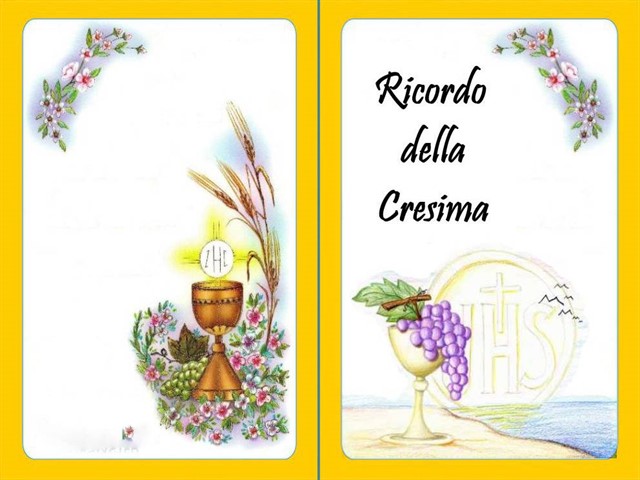Ricordo della Cresima