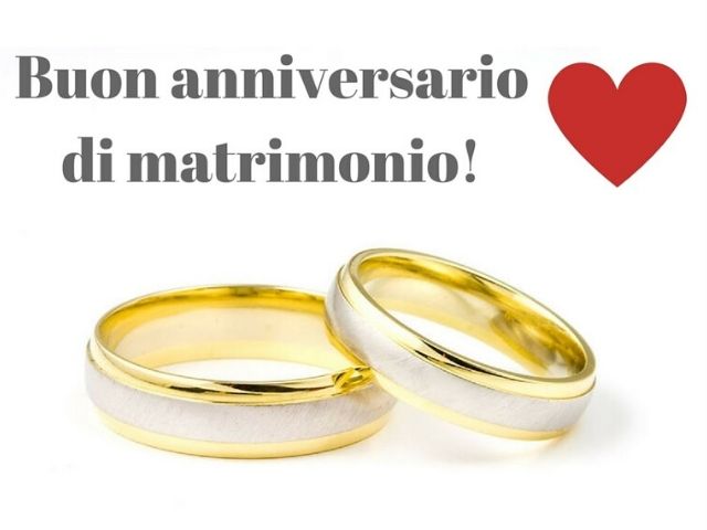 Buon anniversario di matrimonio!