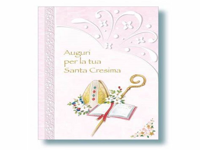 Auguri per la tua Santa Cresima