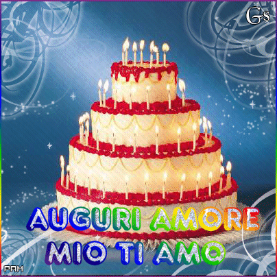 Auguri amore mio, ti amo.
