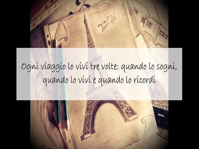 Ogni viaggio lo vivi tre volte: quando lo sogni, quando lo vivi e quando lo ricordi.