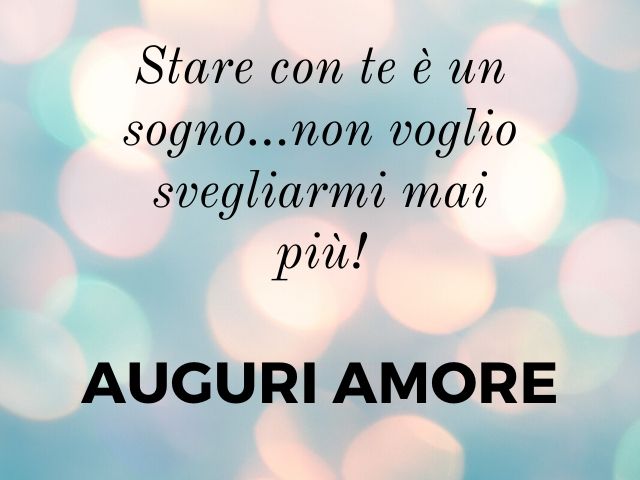 Stare con te è un sogno... non voglio svegliarmi mai più!