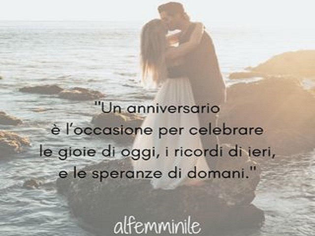 Un anniversario è l'occasione per celebrare le gioie di oggi, i ricordi di ieri e le speranze di domani.