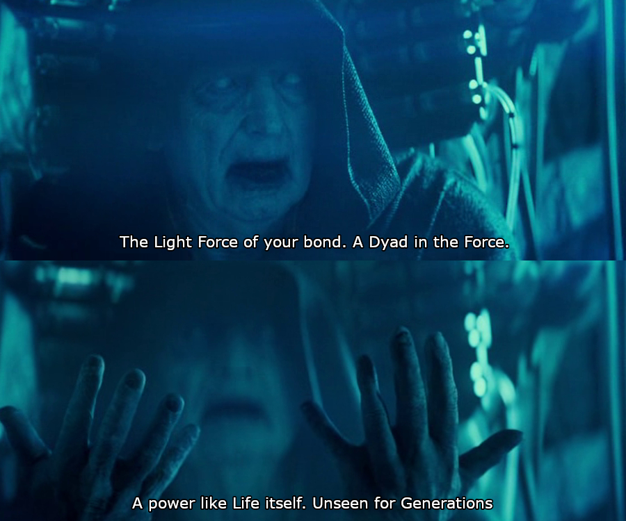 La sorpresa di Palpatine alla scoperta del legame tra Ben e Rey