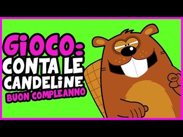 Gioco: conta le candeline. Buon compleanno
