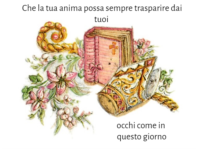 Che la tua anima possa sempre trasparire dai tuoi occhi come in questo giorno