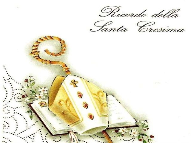 Ricordo della Santa Cresima