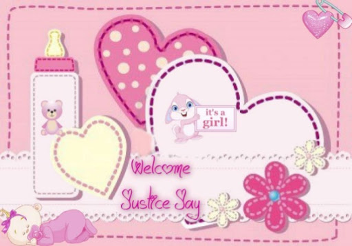 It's a girl! Welcome (è una bimba! Benvenuta)