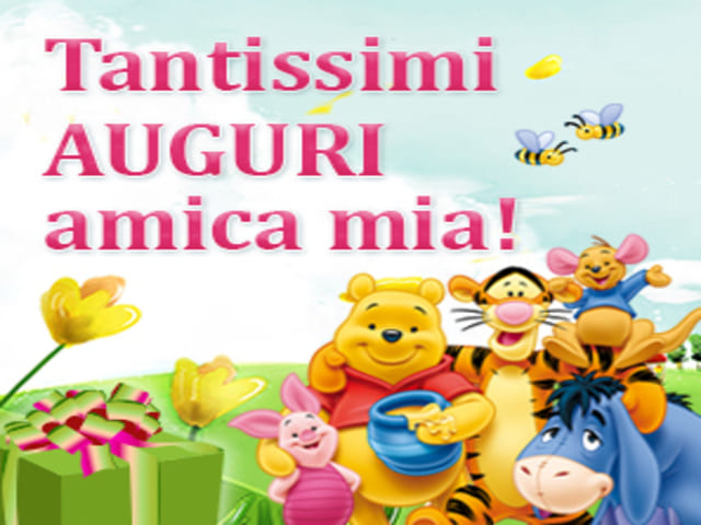 Tantissimi auguri amica mia!