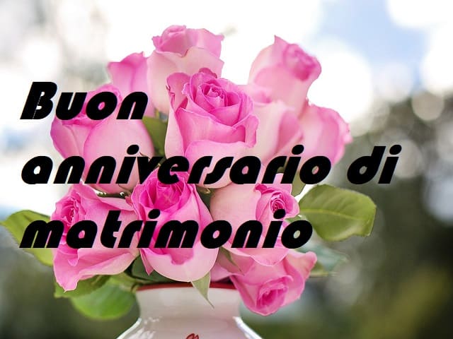 Buon anniversario di matrimonio