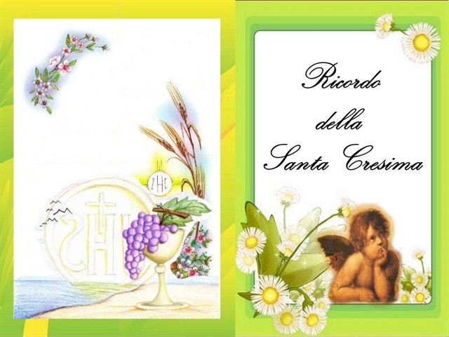 Ricordo della Santa Cresima