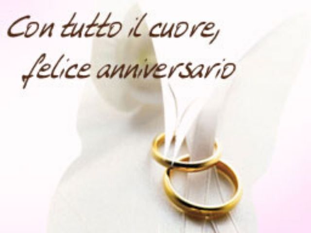 Con tutto il cuore, felice anniversario