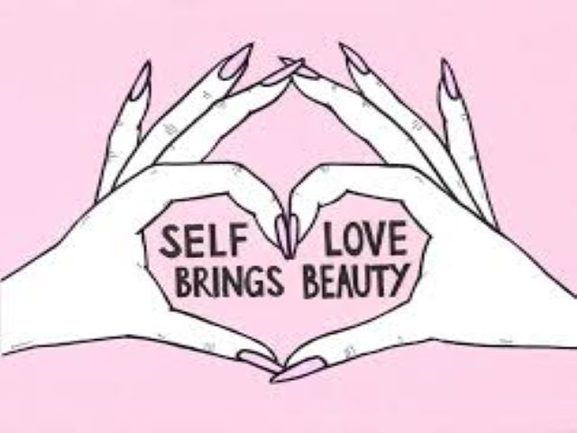 Self love brings beauty.(L'amore per se stessi porta bellezza).