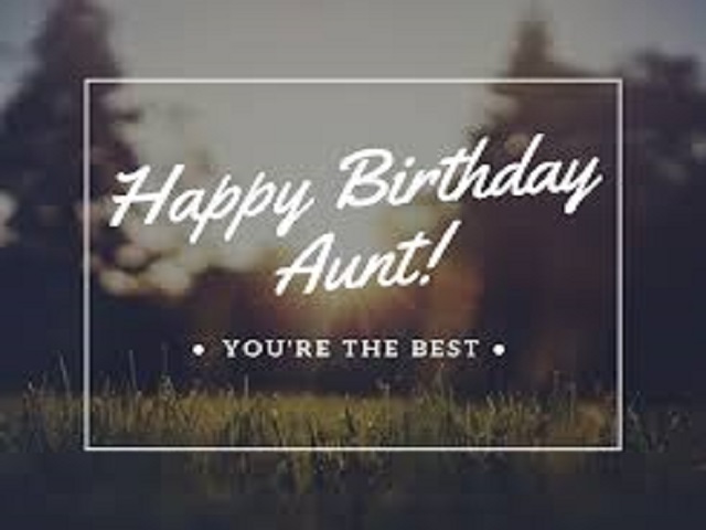 Buon compleanno zia! Sei la migliore