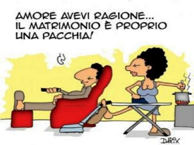 Amore avevi ragione... Il matrimonio è proprio una pacchia!