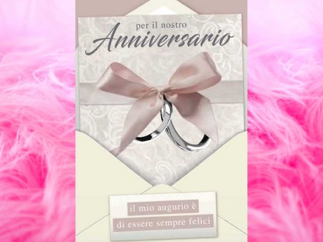 Per il nostro anniversario, il mio augurio è di essere sempre felici