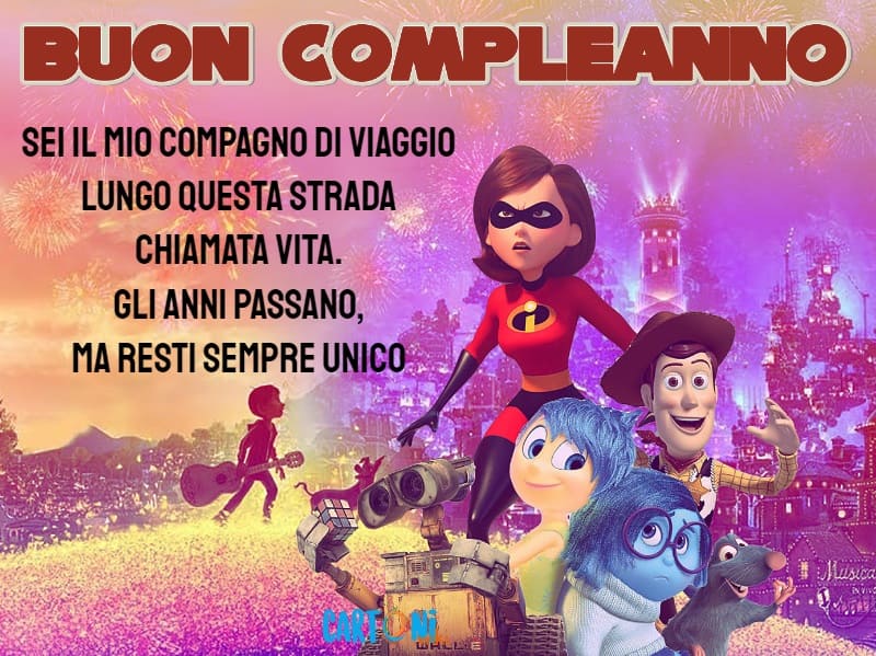 Buon compleanno. Sei il mio compagno di viaggio lungo questa strada chiamata vita. Gli anni passano, ma resti sempre unico.