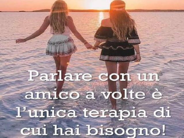 Parlare con un amico a volte è l'unica terapia di cui hai bisogno!