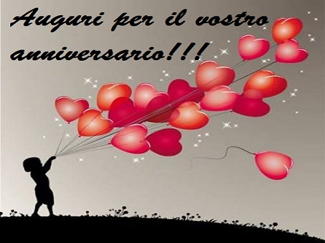 Auguri per il vostro anniversario!