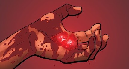 Il Cristallo Kyber di Kylo Ren, scheggiato Fonte: Marvel