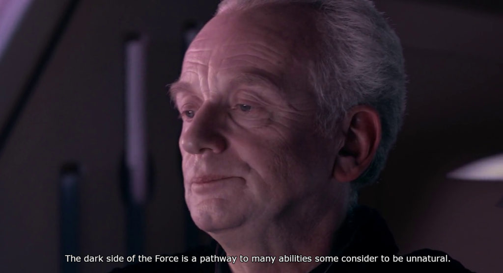 Sheev Palpatine in Episodio III
