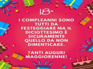 I compleanni sono tutti da festeggiare ma il diciottesimo è sicuramente quello da non dimenticare.Tanti auguri maggiorenne!
