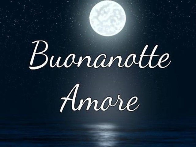 Buonanotte amore
