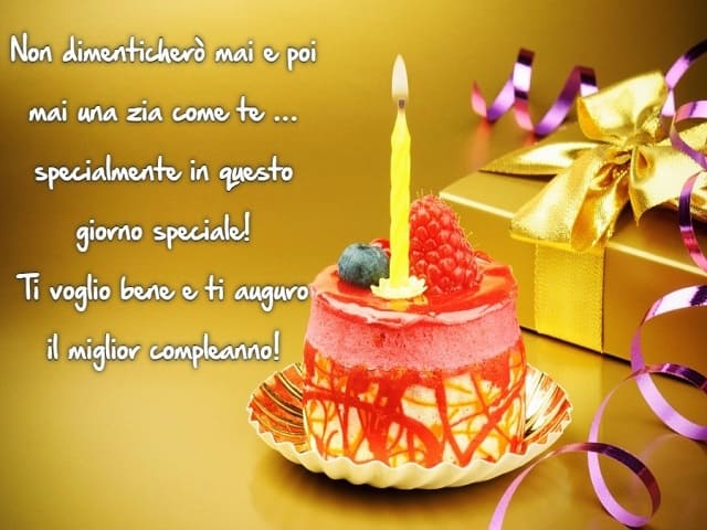 Non dimenticherò mai e poi mai una zia come te... specialmente in un giorno speciale! Ti voglio bene e ti auguro il miglior compleanno!