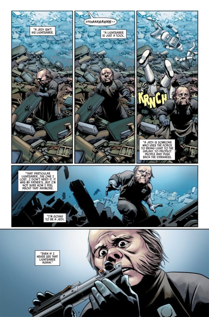 Tavola da Star Wars #4.Fonte: Marvel Comics