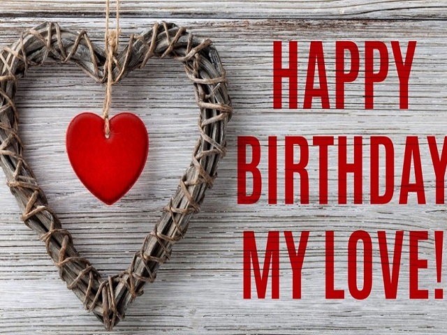 Happy birthday my love!