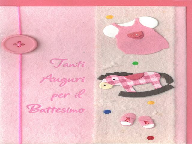 Tanti auguri per il Battesimo