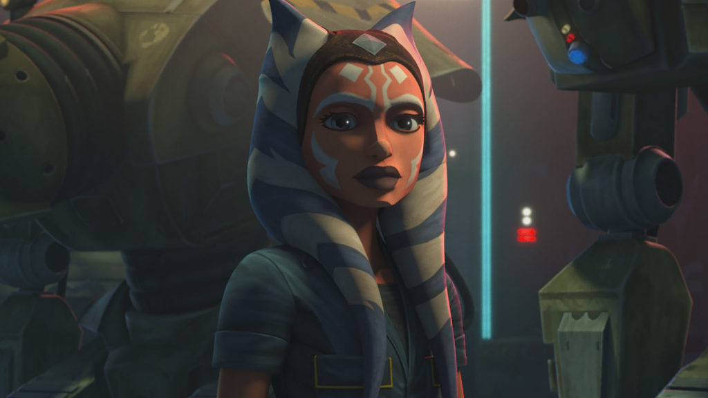 Ahsoka  in azione. Fonte: Star Wars