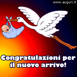 Congratulazioni per il nuovo arrivo!
