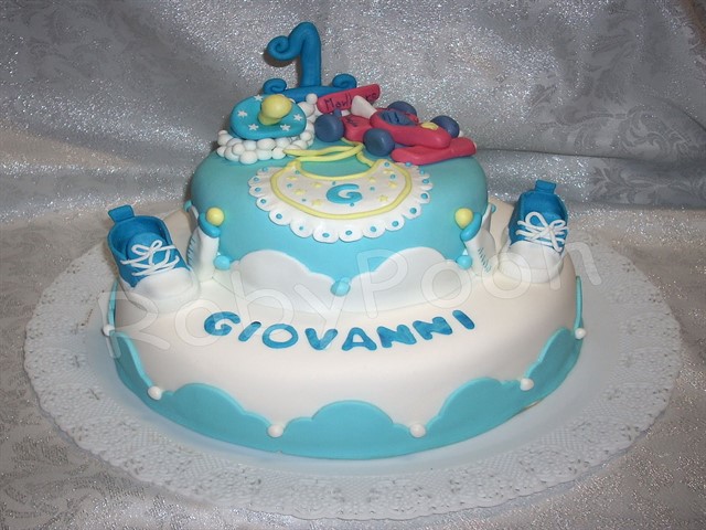 Torta primo compleanno bimbo